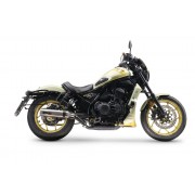 SCARICO GPR COMPATIBILE CON HONDA CMX 1100 REBEL 2021-2024, M3 INOX 