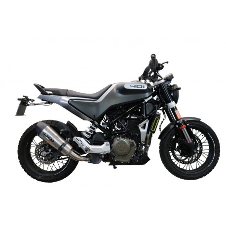 SCARICO GPR COMPATIBILE CON HUSQVARNA SVARTPILEN 401 2020-2020, NEW GRAND PRIX EVO TITANIUM
