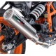 SCARICO GPR COMPATIBILE CON HUSQVARNA VITPILEN 401 2024-2025, M3 INOX 