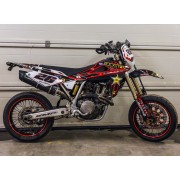 SCARICO GPR COMPATIBILE CON HUSQVARNA SM - TE 450 2007-2007, FURORE POPPY