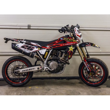 SCARICO GPR COMPATIBILE CON HUSQVARNA SM - TE 510 R 2004-2006, FURORE POPPY