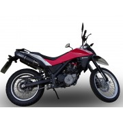 SCARICO GPR COMPATIBILE CON HUSQVARNA TERRA - STRADA TR 650 2013-2015, FURORE POPPY