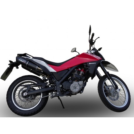SCARICO GPR COMPATIBILE CON HUSQVARNA TERRA - STRADA TR 650 2013-2015, FURORE POPPY