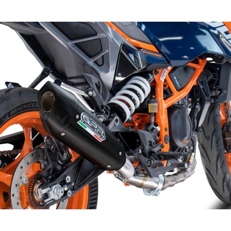 SCARICO GPR COMPATIBILE CON HUSQVARNA SVARTPILEN 701 2018-2020, NEW GRAND PRIX EVO BLACK TITANIUM