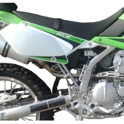 SCARICO GPR COMPATIBILE CON KAWASAKI KLX 250 S 2018-2020, FURORE NERO