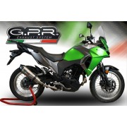 SCARICO GPR COMPATIBILE CON KAWASAKI VERSYS-X 250 2017-2020, NEW GRAND PRIX EVO TITANIUM