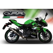 SCARICO GPR COMPATIBILE CON KAWASAKI Z 400 2018-2022, M3 INOX