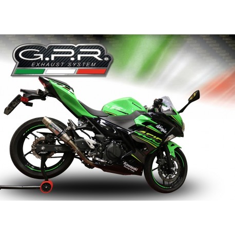 SCARICO GPR COMPATIBILE CON KAWASAKI Z 400 2023-2025, DEEPTONE INOX