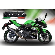SCARICO GPR COMPATIBILE CON KAWASAKI Z 400 2023-2025, FURORE EVO4 NERO