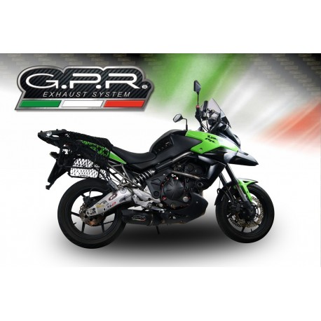 SCARICO GPR COMPATIBILE CON KAWASAKI VERSYS 650 2006-2014, FURORE POPPY