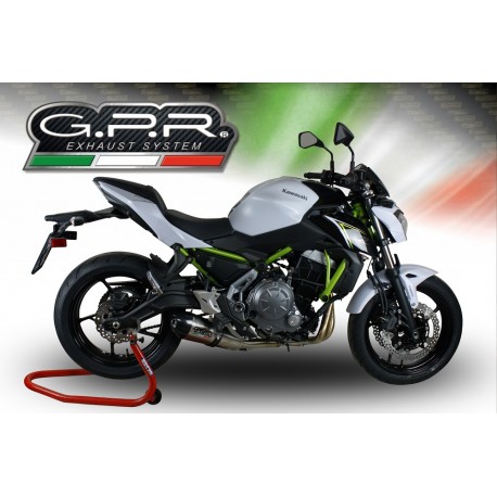 SCARICO GPR COMPATIBILE CON KAWASAKI Z 650 2021-2022, NEW GRAND PRIX EVO TITANIUM