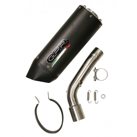 SCARICO GPR COMPATIBILE CON KAWASAKI VERSYS 1000 I.E. 2021-2024, FURORE EVO4 NERO