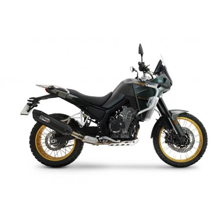 SCARICO GPR COMPATIBILE CON KOVE 800X 2024-2026, FURORE-X TITANIO NERO