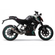 SCARICO GPR COMPATIBILE CON KTM DUKE 125 2011-2016, DEEPTONE INOX