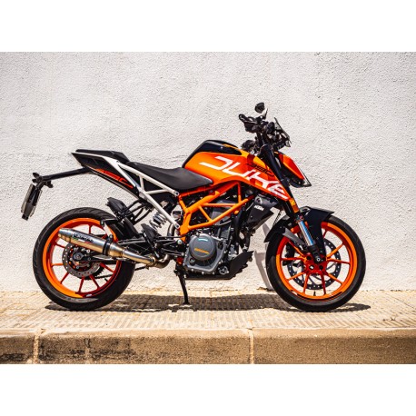 SCARICO GPR COMPATIBILE CON KTM DUKE 125 2017-2020, DEEPTONE INOX