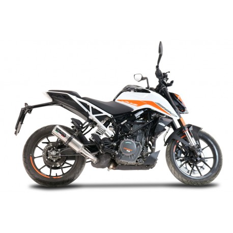 SCARICO GPR COMPATIBILE CON KTM DUKE 125 2021-2023, M3 INOX 