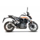 SCARICO GPR COMPATIBILE CON KTM DUKE 125 2021-2023, M3 INOX 