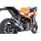 SCARICO GPR COMPATIBILE CON KTM RC 125 2021-2024, M3 INOX 