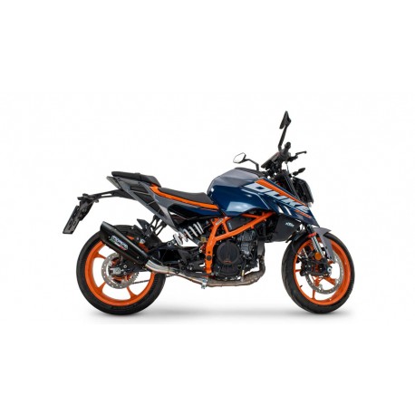 SCARICO GPR COMPATIBILE CON KTM DUKE 200 2024-2025, GP-REVO BLACK TITANIUM