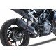 SCARICO GPR COMPATIBILE CON KTM DUKE 250 2021-2023, FURORE EVO4 NERO