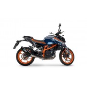 SCARICO GPR COMPATIBILE CON KTM DUKE 250 2024-2025, GP-REVO BLACK TITANIUM
