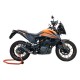 SCARICO GPR COMPATIBILE CON KTM ADVENTURE 390 2020-2020, FURORE NERO