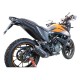 SCARICO GPR COMPATIBILE CON KTM ADVENTURE 390 2020-2020, FURORE NERO