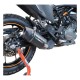SCARICO GPR COMPATIBILE CON KTM ADVENTURE 390 2021-2024, FURORE NERO