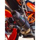 SCARICO GPR COMPATIBILE CON KTM DUKE 390 2017-2020, FURORE NERO