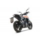 SCARICO GPR COMPATIBILE CON KTM DUKE 390 2021-2024, FURORE EVO4 NERO