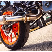 SCARICO GPR COMPATIBILE CON KTM RC 390 2017-2020, FURORE NERO