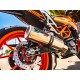 SCARICO GPR COMPATIBILE CON KTM RC 390 2017-2020, M3 INOX 