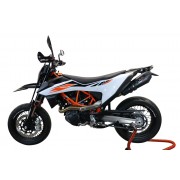 SCARICO GPR COMPATIBILE CON KTM ENDURO 690 R 2021-2024, NEW GRAND PRIX EVO BLACK TITANIUM