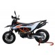 SCARICO GPR COMPATIBILE CON KTM ENDURO 690 R 2021-2024, NEW GRAND PRIX EVO BLACK TITANIUM