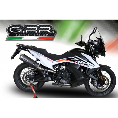 SCARICO GPR COMPATIBILE CON KTM ADVENTURE 790 2021-2024, DUAL POPPY