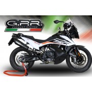 SCARICO GPR COMPATIBILE CON KTM ADVENTURE 790 2021-2024, NEW GRAND PRIX EVO BLACK TITANIUM