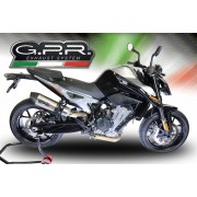 SCARICO GPR COMPATIBILE CON KTM DUKE 790 2017-2020, NEW GRAND PRIX EVO TITANIUM