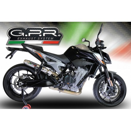 SCARICO GPR COMPATIBILE CON KTM DUKE 790 2021-2024, DEEPTONE INOX