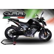 SCARICO GPR COMPATIBILE CON KTM DUKE 790 2021-2024, FURORE EVO4 NERO