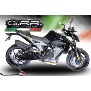 SCARICO GPR COMPATIBILE CON KTM DUKE 790 2021-2024, NEW GRAND PRIX EVO BLACK TITANIUM