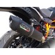SCARICO GPR COMPATIBILE CON KTM LC 8 ADVENTURE 1050 2015-2016, FURORE NERO