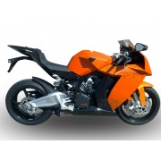 SCARICO GPR COMPATIBILE CON KTM RC 8 R 2008-2014, NEW GRAND PRIX EVO TITANIUM