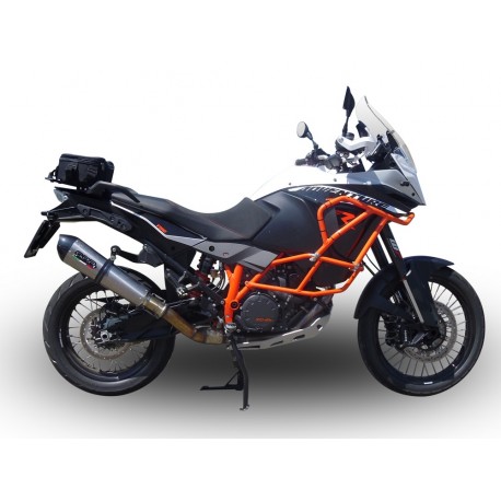 SCARICO GPR COMPATIBILE CON KTM LC 8 SUPER ADVENTURE 1290 2015-2016, NEW GRAND PRIX EVO TITANIUM