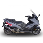 SCARICO GPR COMPATIBILE CON KYMCO AK 550 2017-2020, FURORE NERO