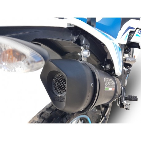 SCARICO GPR COMPATIBILE CON MALAGUTI XSM 125 SUPERMOTO 2021-2023, FURORE EVO4 POPPY