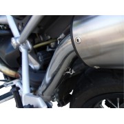 SCARICO GPR COMPATIBILE CON MOTO GUZZI STELVIO 1200 8V 2011-2017, SATINOX 
