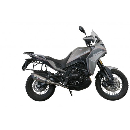 SCARICO GPR COMPATIBILE CON MOTO MORINI X-CAPE 650 2021-2024, NEW GRAND PRIX EVO TITANIUM