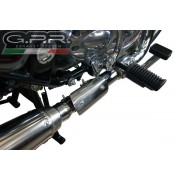 SCARICO GPR COMPATIBILE CON ROYAL ENFIELD CONTINENTAL GT 535 2014-2016, SATINOX 