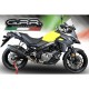 SCARICO GPR COMPATIBILE CON SUZUKI V-STROM 650 2021-2025, FURORE EVO4 NERO