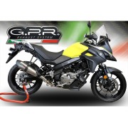 SCARICO GPR COMPATIBILE CON SUZUKI V-STROM 650 2021-2025, NEW GRAND PRIX EVO TITANIUM